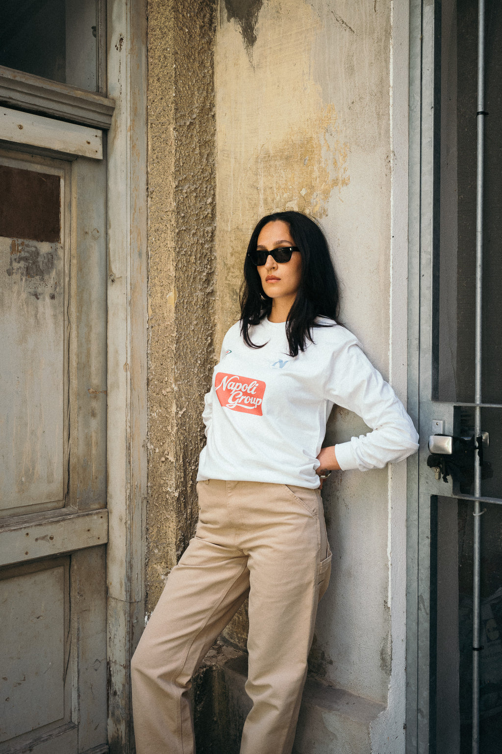 Napoli Group Longsleeve - Weiß