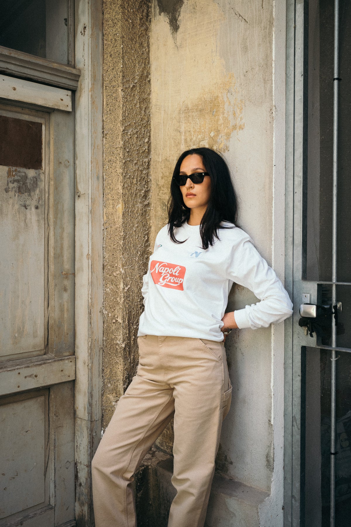 Napoli Group Longsleeve - Weiß